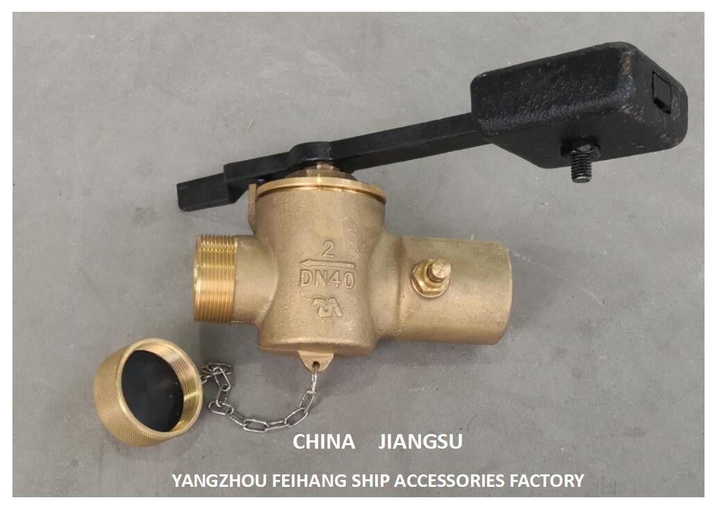 Datos técnicos de la válvula de cierre automático de sonido Dn40 Cb/T3778-99 Material-bronce con contrapeso