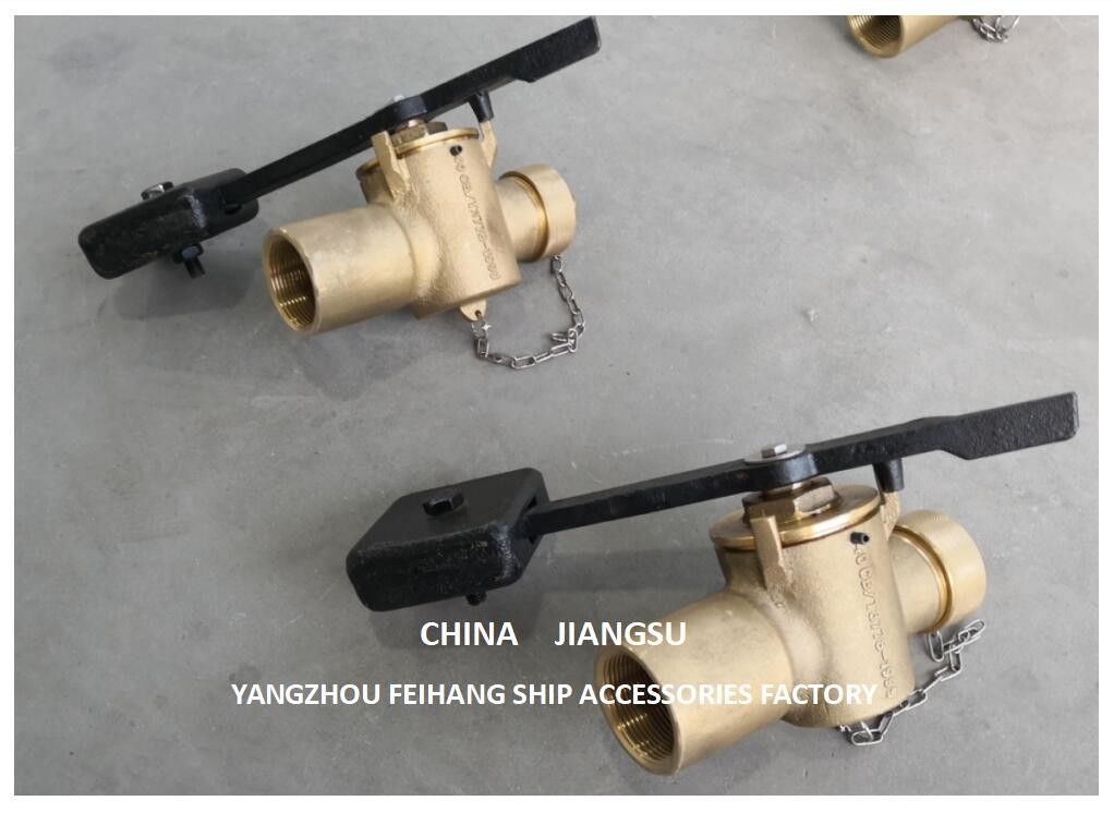 Valva de cierre automático de sondeo de profundidad de bronce para cabina hundida Dn40 Cb/T3778-99 Adecuada para agua y combustible