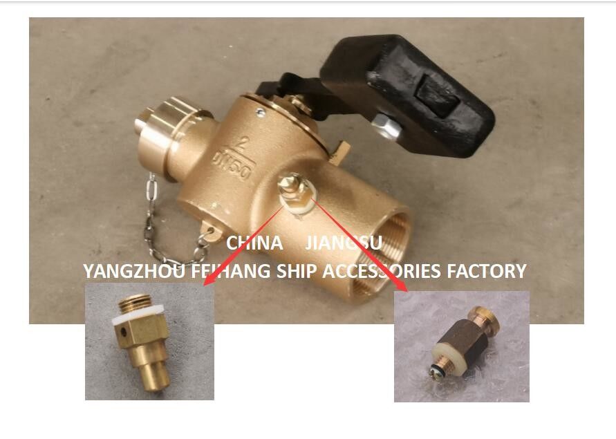 Material de bronce / latón válvula de ventilación de cierre automático DN6 para el sonido