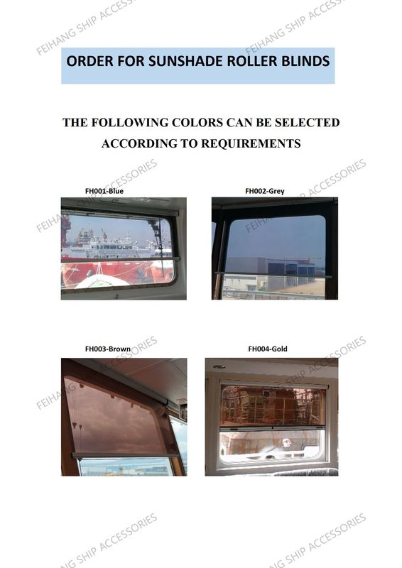 IMPA150721 Sombras solares tipo rodillo de resorte -Feihang Marine