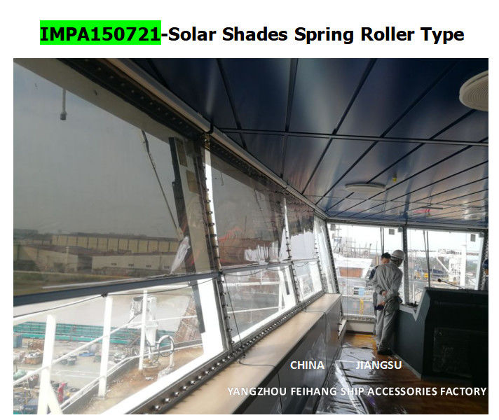 IMPA150721-Sombras solares Tipo de rodillo de resorte El posicionamiento automático y el funcionamiento del resorte son convenientes