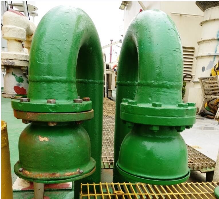 Prevención del reflujo de agua de mar Capuchón de ventilación de aire de cabeza-cuello de ganso Tipo de ventilación de aire para el tanque de aceite, tanque de agua tipo cuello de ganso,