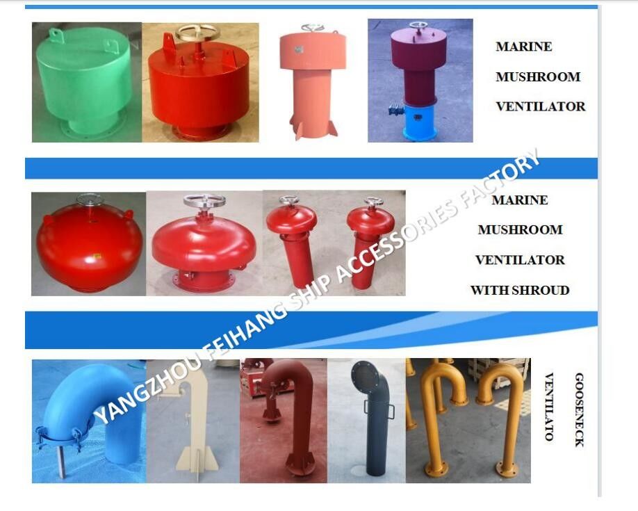Las normas de diseño del ventilador de hongos marinos-Cb/T4444-2017 de ventilación de hongos marinos