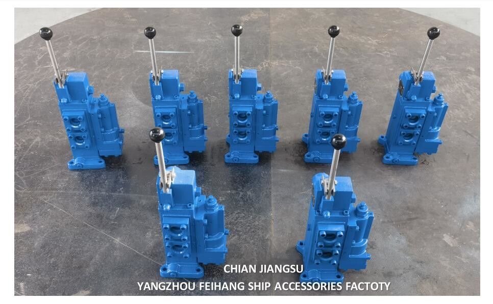 Válvulas de control de flujo proporcional manuales para buques 35SFRE-MO25-H3 Flujo 200 l/min con kit de reparación