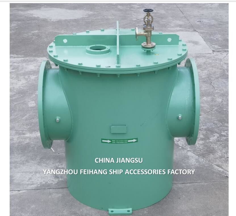 Filtro de agua de mar con dispositivo de protección biológica Mgps AS600 CB/T497-2012 Acero de carbono marino galvanizado de agua de mar principal