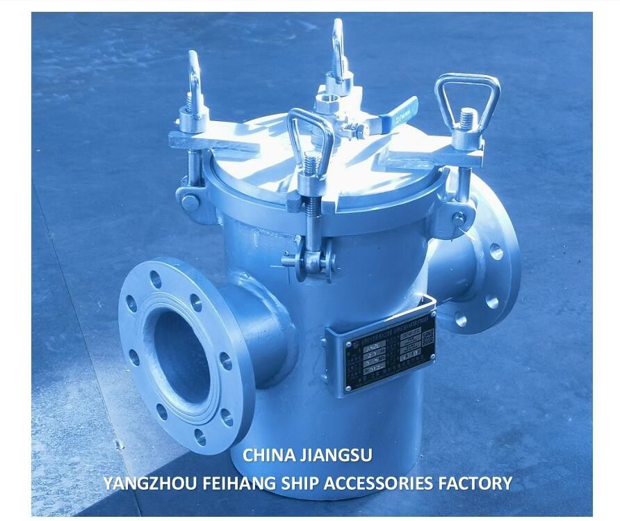 Filtro de agua de mar de acero inoxidable - Filtro único de agua de mar para uso marítimo modelo AS80 CB/T497