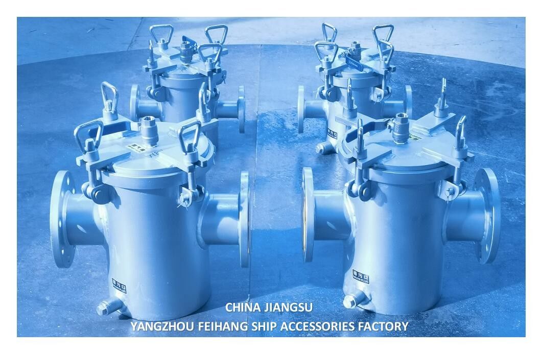 Filtro de la canasta de acero inoxidable para uso marino - Filtro de agua de mar de acero inoxidable para uso marino MODELO AS80 CB/T497