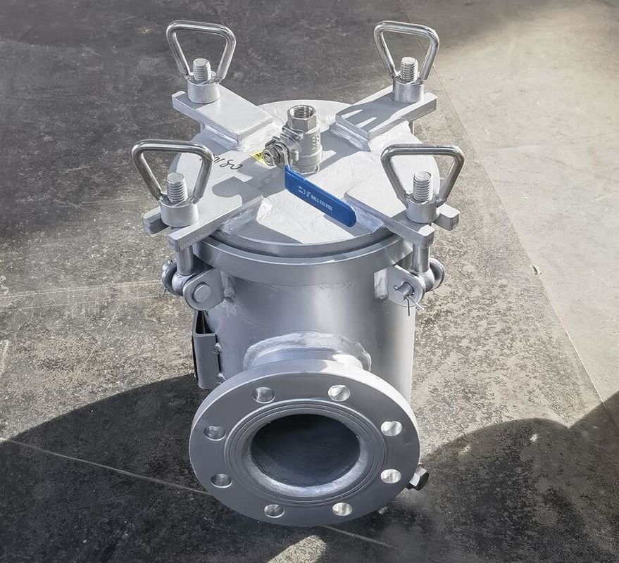 Filtro de agua de mar de acero inoxidable - Filtro único de agua de mar para uso marítimo modelo AS80 CB/T497