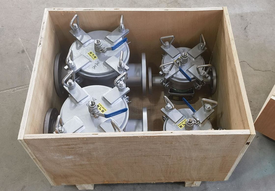 Filtro de agua de mar de acero inoxidable - Filtro único de agua de mar para uso marítimo modelo AS80 CB/T497