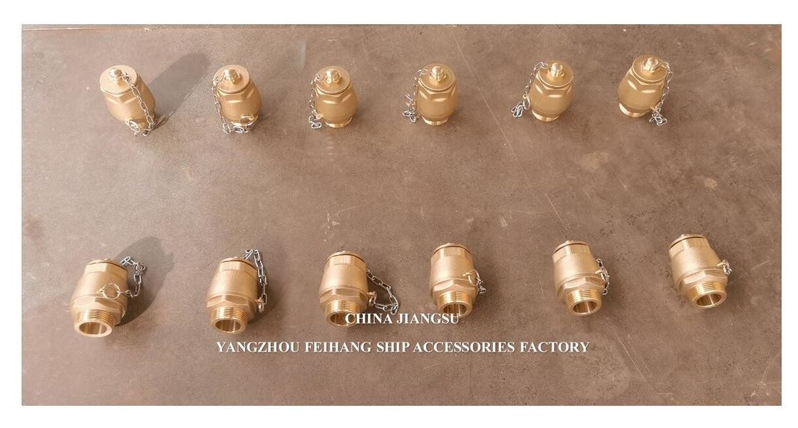 IMPA23339 FH-DN40 válvula de desagüe con bola de bronce Cuerpo NPT Capa de acero inoxidable Bola flotante