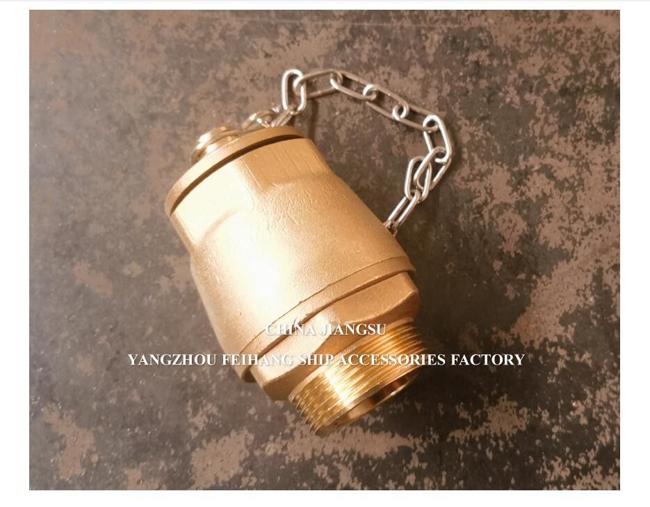 IMPA23339 FH-DN32 Valva de desagüe de bola de bronce Cuerpo NPT Capa de acero inoxidable Bola flotante