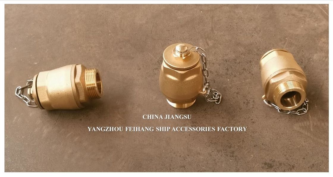IMPA23339 FH-DN32 Valva de desagüe de bola de bronce Cuerpo NPT Capa de acero inoxidable Bola flotante