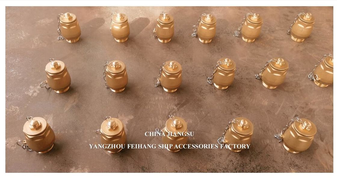 IMPA23339 FH-DN32 Valva de desagüe de bola de bronce Cuerpo NPT Capa de acero inoxidable Bola flotante