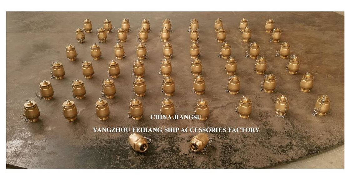 IMPA23339 FH-DN32 Valva de desagüe de bola de bronce Cuerpo NPT Capa de acero inoxidable Bola flotante