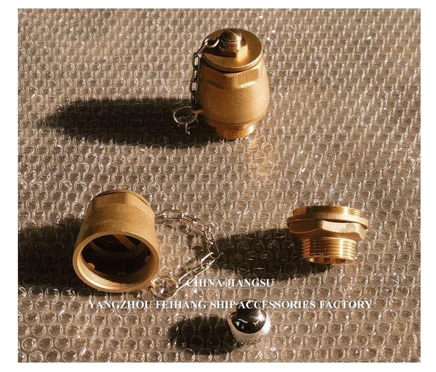 IMPA23339 FH-DN40 válvula de desagüe con bola de bronce Cuerpo NPT Capa de acero inoxidable Bola flotante