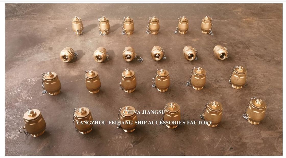 IMPA23339 FH-DN40 válvula de desagüe con bola de bronce Cuerpo NPT Capa de acero inoxidable Bola flotante