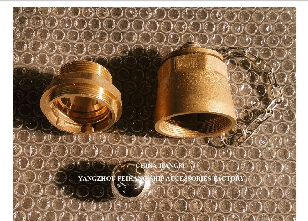 IMPA23339 FH-DN40 válvula de desagüe con bola de bronce Cuerpo NPT Capa de acero inoxidable Bola flotante