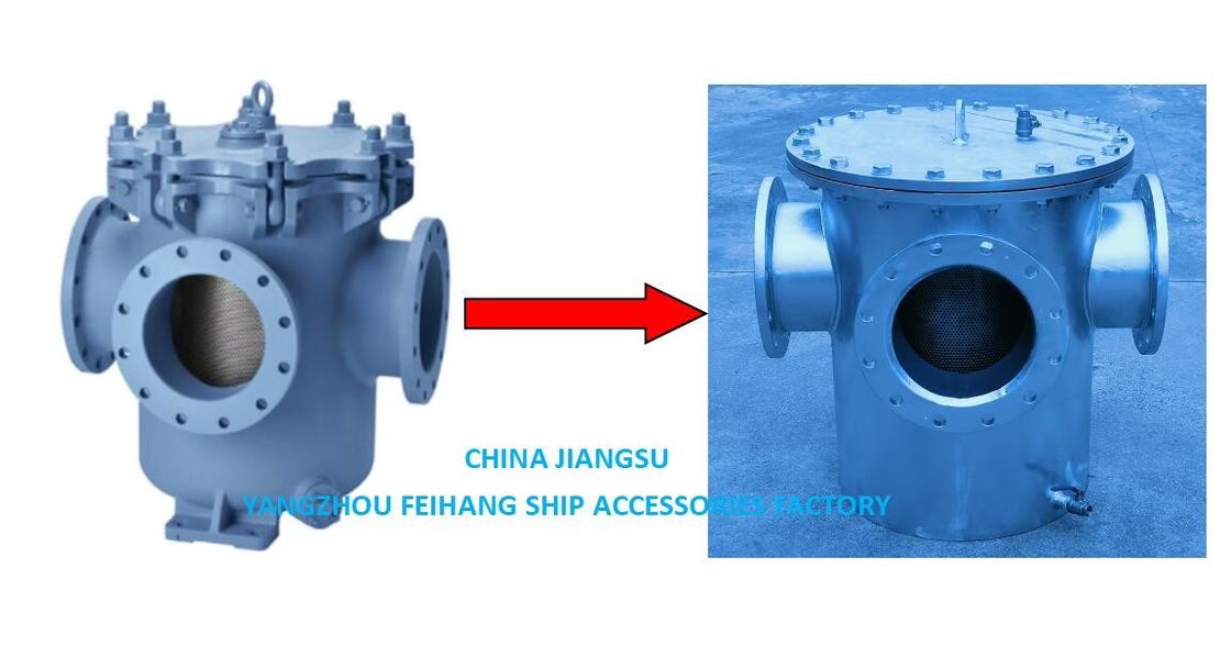 Acero inoxidable tipo 3 de 3 maneras puede filtrar el agua diseño con bridas 5K o 10K pintura galvanizada caliente / epoxi