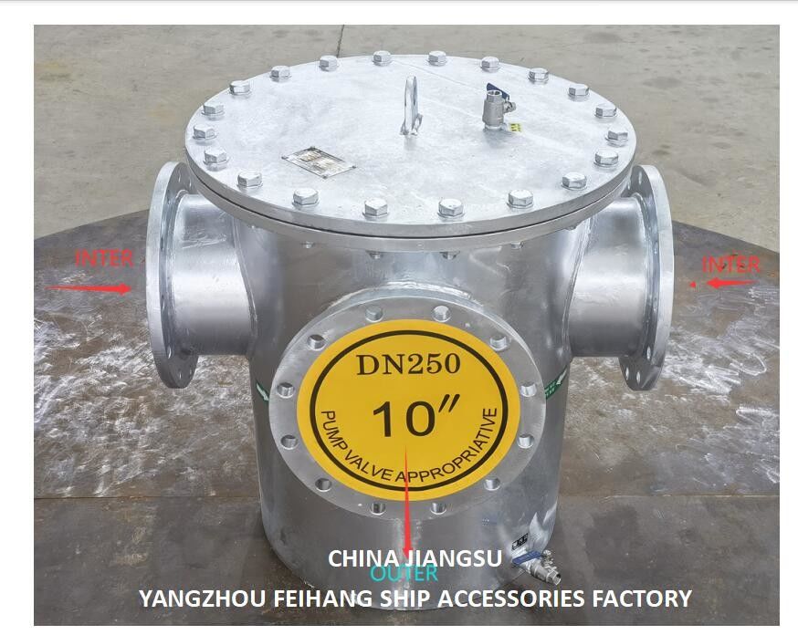 3 Tipo de 3 vías de las tensiones de agua de la lata modelo Fh-3t-250a cuerpo de acero al carbono, cartucho de filtro de acero inoxidable