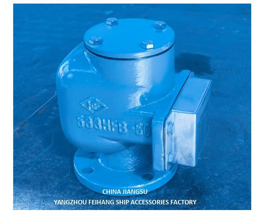 No. 533hfb-50a Cabeza de ventilación de aire para el tanque de aguas residuales con SUS316l floater Nbr Gasket 0.3mpa