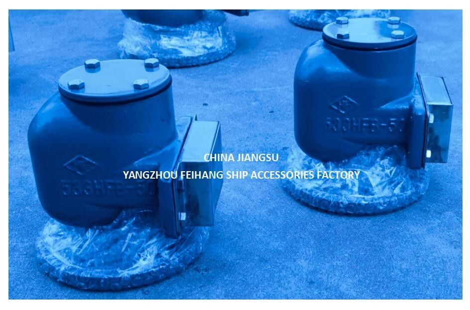 NO.533HFB-50A Cabeza de ventilación de aire para el tanque de agua de mar con SUS316L NBR GASKET flotante 0.3MPA