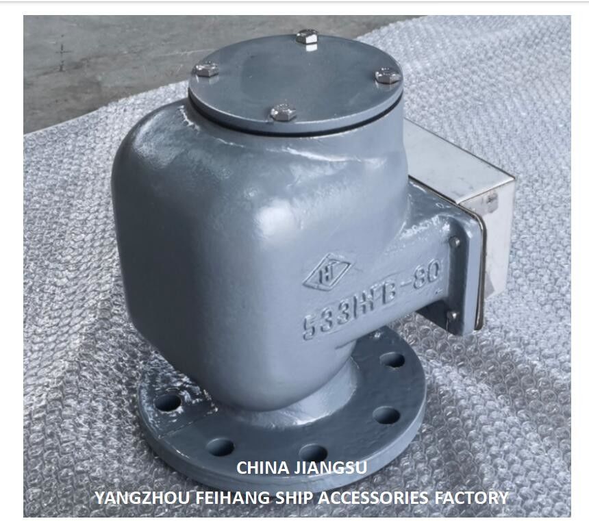 Cisterna de lastre de agua cabeza de ventilación de aire modelo-533hfb-80a cuerpo flotador de hierro fundido y acero inoxidable