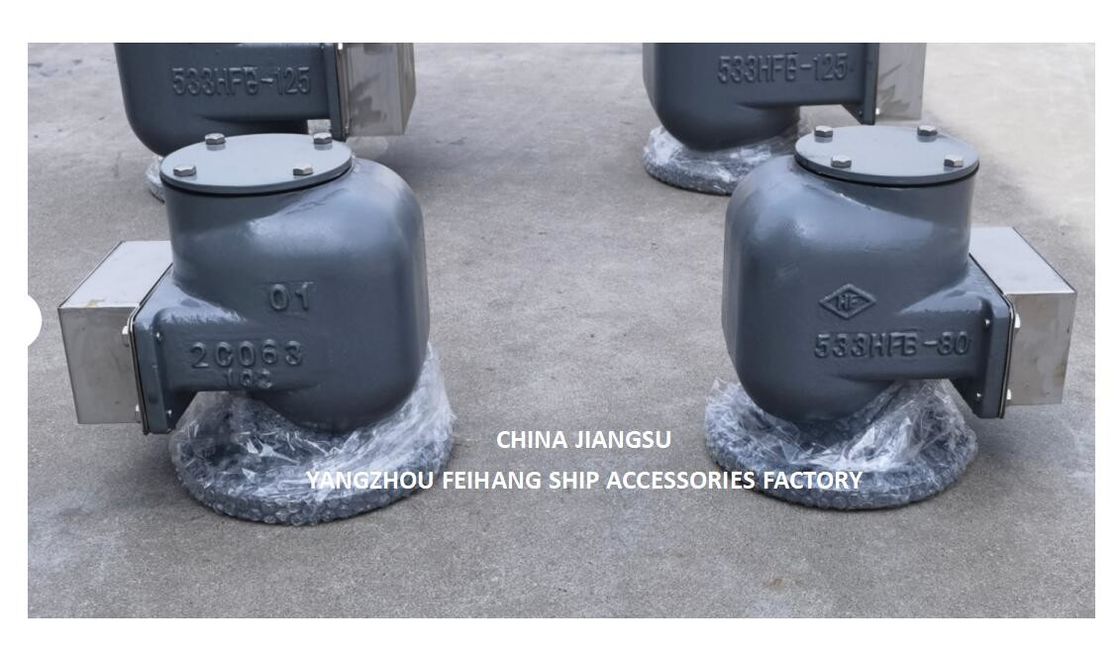 Cisterna de lastre de agua cabeza de ventilación de aire modelo-533hfb-80a cuerpo flotador de hierro fundido y acero inoxidable