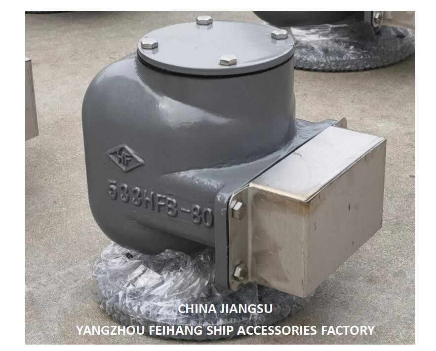 Cisterna de lastre de agua cabeza de ventilación de aire modelo-533hfb-80a cuerpo flotador de hierro fundido y acero inoxidable