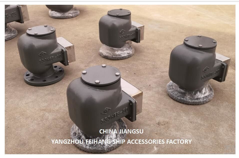 Cisterna de lastre de agua cabeza de ventilación de aire modelo-533hfb-80a cuerpo flotador de hierro fundido y acero inoxidable