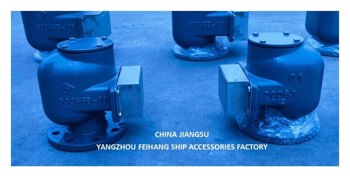 Cisterna de lastre de agua cabeza de ventilación de aire modelo-533hfb-80a cuerpo flotador de hierro fundido y acero inoxidable