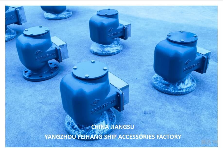 Cisterna de lastre de agua cabeza de ventilación de aire modelo-533hfb-80a cuerpo flotador de hierro fundido y acero inoxidable