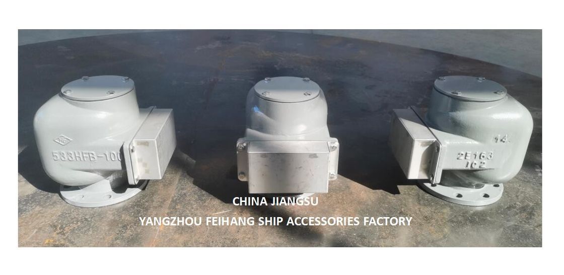 Cabeza de ventilación del tanque de lastre y cabeza del tubo de aire de lastre modelo 533HFB-100A Cuerpo de hierro fundido de acero inoxidable flotante