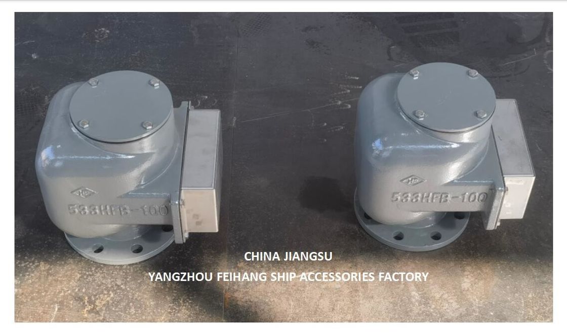 Cabeza de ventilación del tanque de lastre y cabeza del tubo de aire de lastre modelo 533HFB-100A Cuerpo de hierro fundido de acero inoxidable flotante