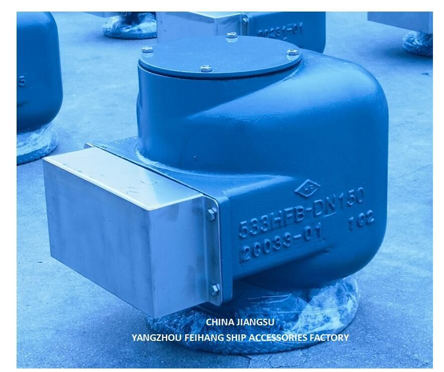 No 533hfb-150a Cabeza de ventilación para tanque de agua de mar Cuerpo de hierro fundido con flotación de acero inoxidable