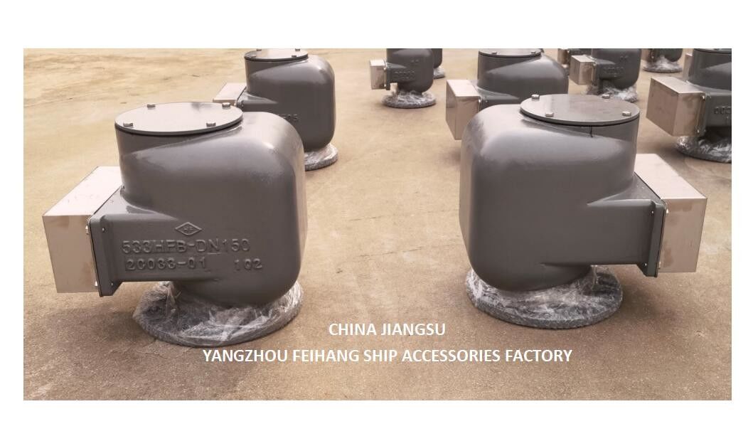 No 533hfb-150a Cabeza de ventilación para tanque de agua de mar Cuerpo de hierro fundido con flotación de acero inoxidable