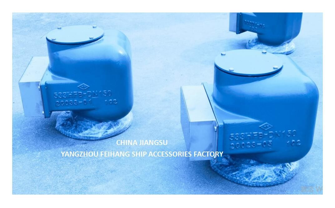 No 533hfb-150a Cabeza de ventilación para tanque de agua de mar Cuerpo de hierro fundido con flotación de acero inoxidable