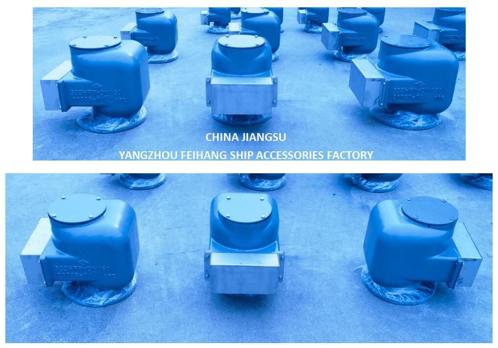 No 533hfb-150a Cabeza de ventilación para tanque de agua de mar Cuerpo de hierro fundido con flotación de acero inoxidable