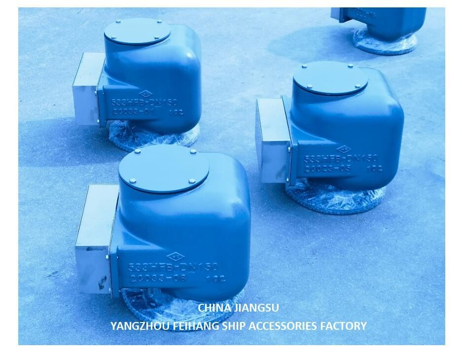 No. 533HFB-150A Cabeza de ventilación de aire para el tanque de punta delantera Modelo 533hfb-150a Cabeza de ventilación de aire marina y cabeza de tubería de aire