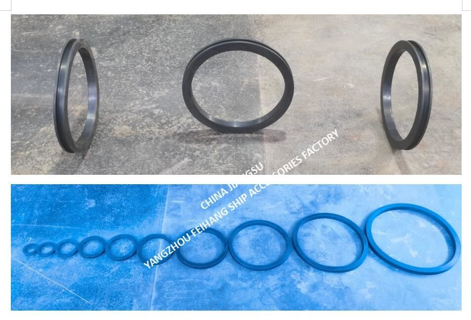 Sello de caucho para el tanque de lastre de agua cabeza de ventilación de aire, modelo 533 HFB-300, material NBR GASKET de caucho Fabricante FEIHANG SHIP