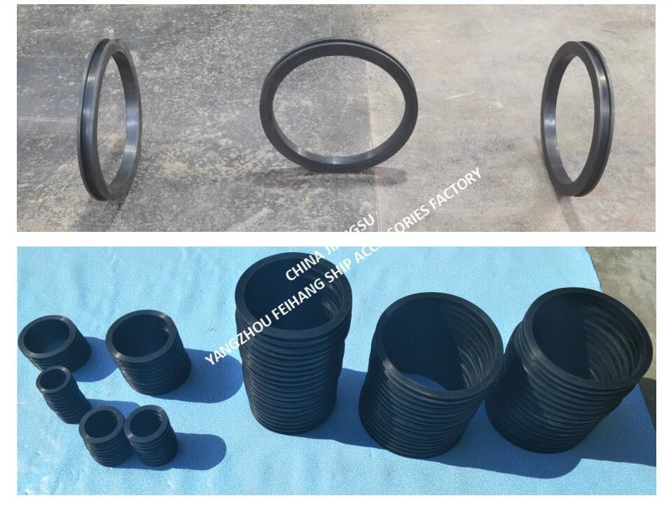 Sello de caucho para el tanque de lastre de agua cabeza de ventilación de aire, modelo 533 HFB-300, material NBR GASKET de caucho Fabricante FEIHANG SHIP