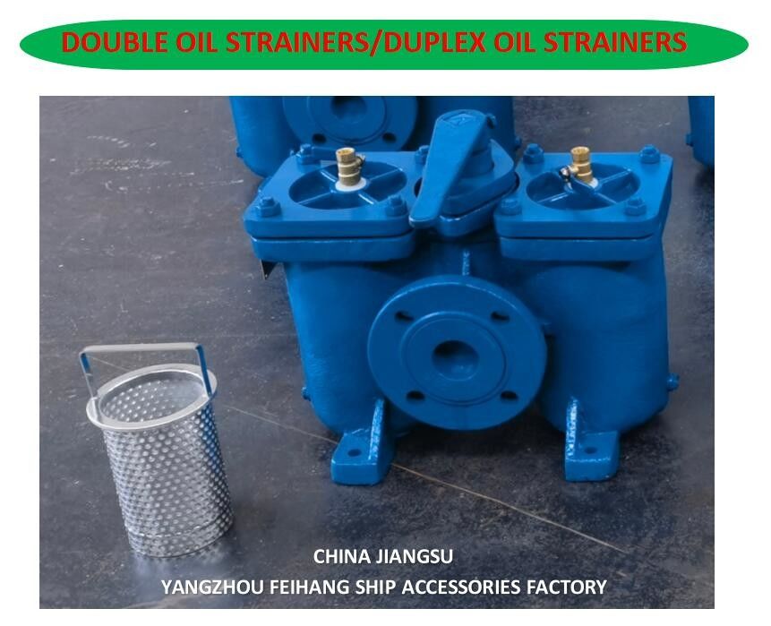 Silenadores de aceite de doble tipo - Marcador de filtros de aceite dobles China Jiangsu Yangzhou Feihang Fábrica de accesorios para buques
