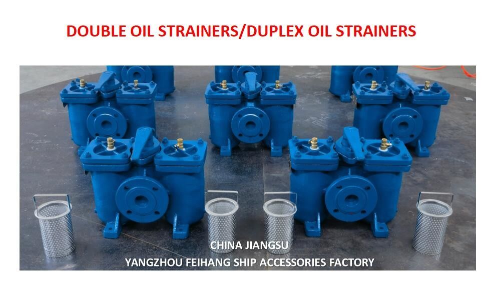 Silenadores de aceite de doble tipo - Marcador de filtros de aceite dobles China Jiangsu Yangzhou Feihang Fábrica de accesorios para buques