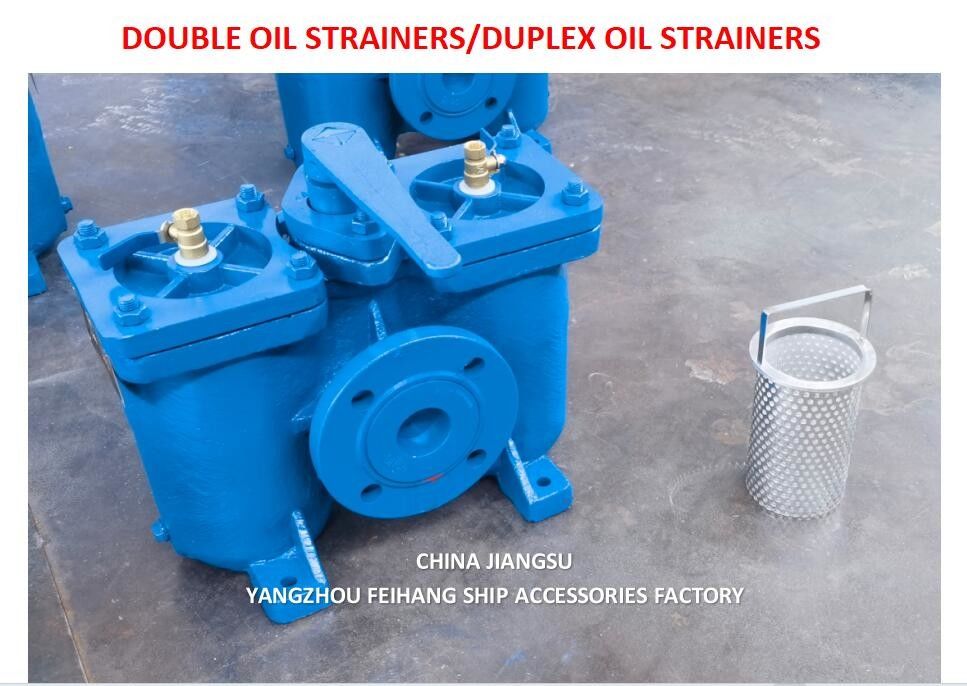 Silenadores de aceite de doble tipo - Marcador de filtros de aceite dobles China Jiangsu Yangzhou Feihang Fábrica de accesorios para buques
