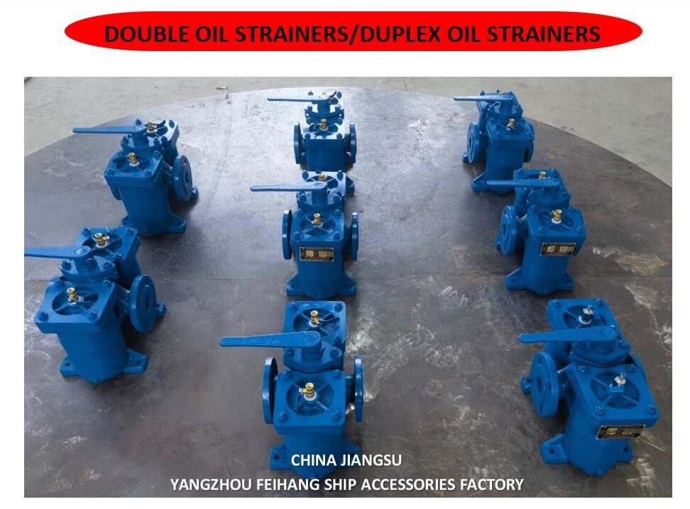 Silenadores de aceite de doble tipo - Marcador de filtros de aceite dobles China Jiangsu Yangzhou Feihang Fábrica de accesorios para buques