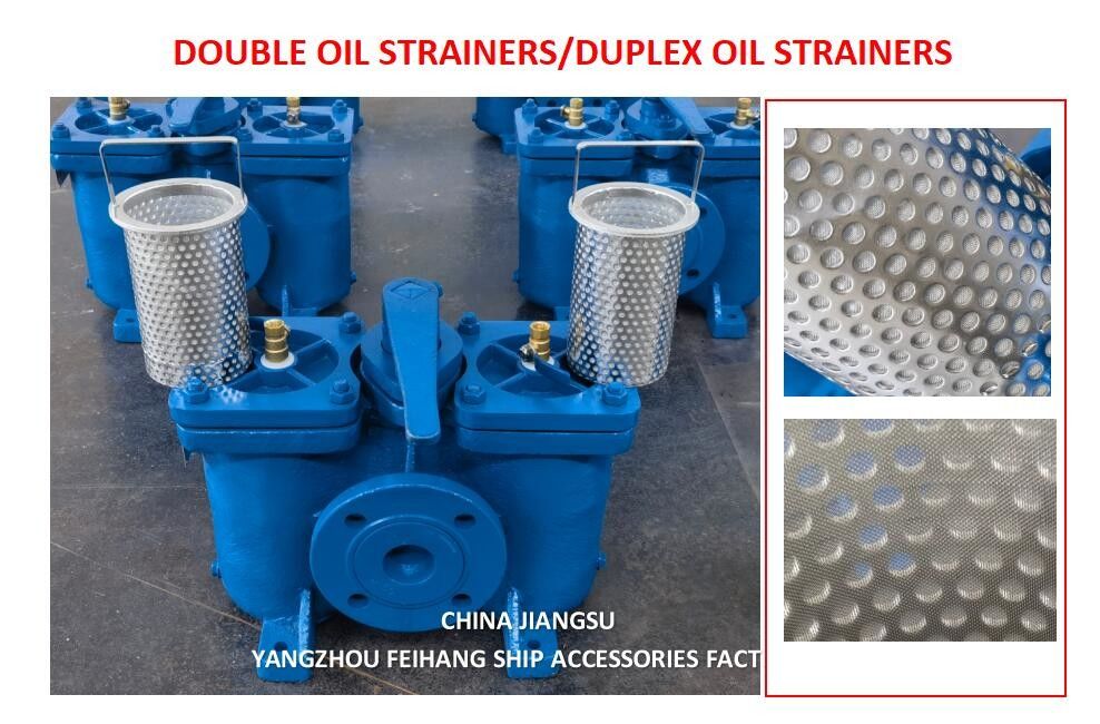 Envío de filtros de aceite duplex y filtros de aceite dobles modelo AS16050 Cb/T425 Cuerpo Cartucho de filtro de hierro fundido de acero inoxidable