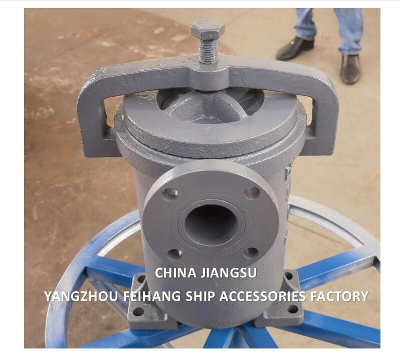 PRESENTACIÓN DE CHINA JIS F7209 ELÍMETRO DE FUEL SIMPLEX MARINO Y FILTRO UNICO MARINO Cuerpo de hierro fundido Elemento de filtro de acero inoxidable