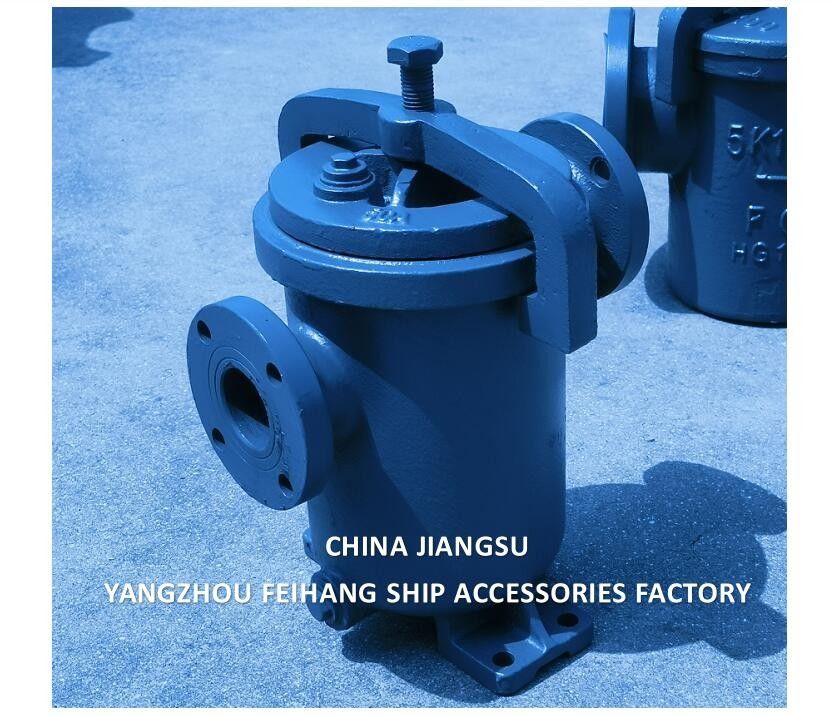 PRESENTACIÓN DE CHINA JIS F7209 ELÍMETRO DE FUEL SIMPLEX MARINO Y FILTRO UNICO MARINO Cuerpo de hierro fundido Elemento de filtro de acero inoxidable
