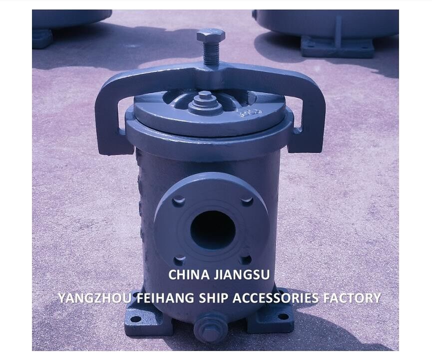 PRESENTACIÓN DE CHINA JIS F7209 ELÍMETRO DE FUEL SIMPLEX MARINO Y FILTRO UNICO MARINO Cuerpo de hierro fundido Elemento de filtro de acero inoxidable