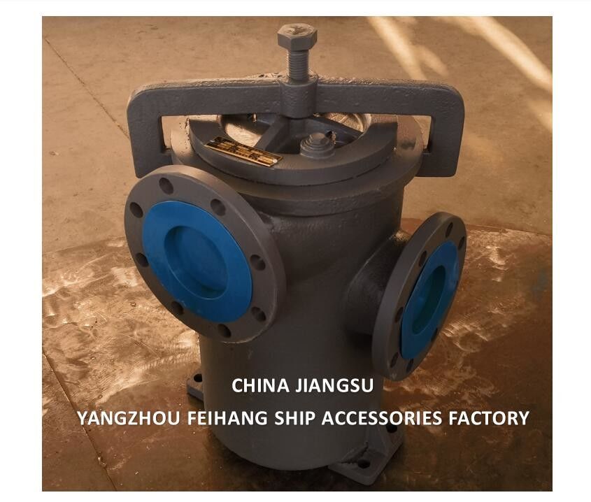 PRESENTACIÓN DE CHINA JIS F7209 ELÍMETRO DE FUEL SIMPLEX MARINO Y FILTRO UNICO MARINO Cuerpo de hierro fundido Elemento de filtro de acero inoxidable