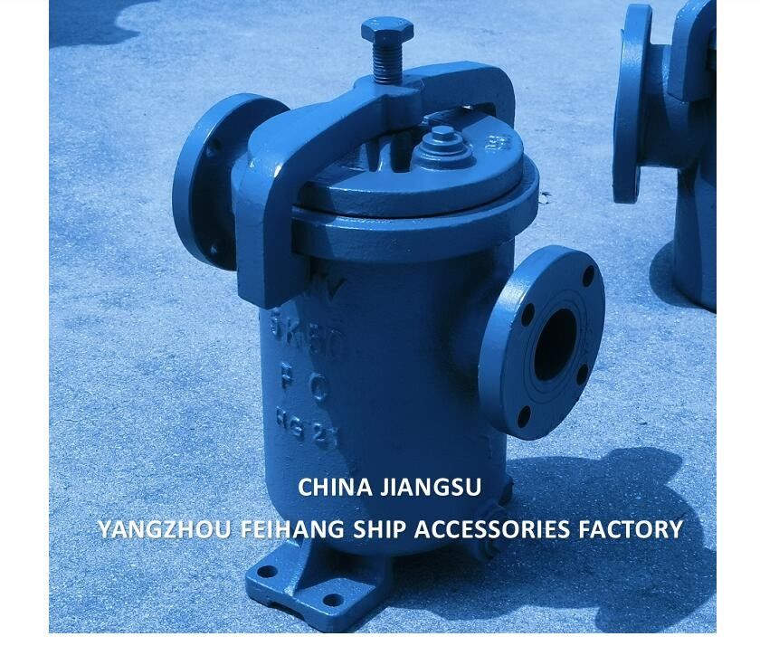 PRESENTACIÓN DE CHINA JIS F7209 ELÍMETRO DE FUEL SIMPLEX MARINO Y FILTRO UNICO MARINO Cuerpo de hierro fundido Elemento de filtro de acero inoxidable